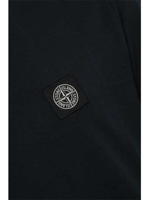 T-shirt 2100039 in cotone Navy Blue STONE ISLAND | 2100039S0013V0020